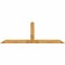 Ekena Millwork Portland Rough Sawn Timber Gable Bracket, Western Red Cedar, 108"W x 36"H x 2"D x 6"F, 8/12 Pitch GBW108X36X0206POR00RWR - alternate 1